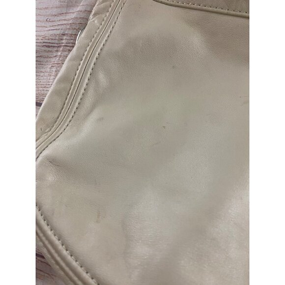 Coach Women's Off White Leather Classic Shoulder Bag - OS - Picture 12 of 13